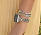 Mosaic Nova Hinged Bangle