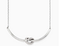 Interlok Single Knot Silver Necklace