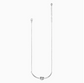 Interlok Single Knot Silver Necklace