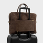 Suedette City Laptop Bag