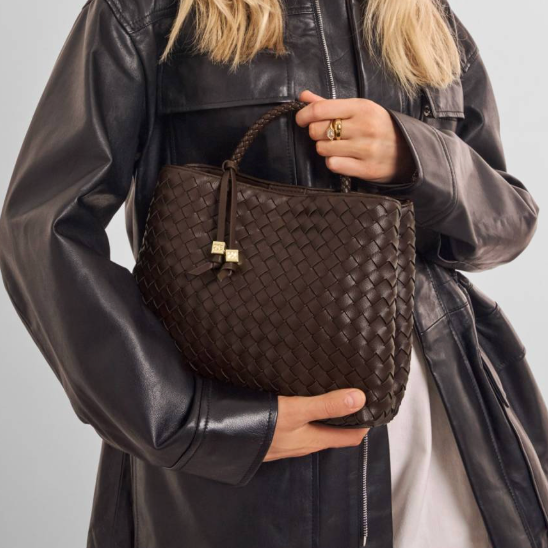 Nova Hand Woven Top Handle Bag