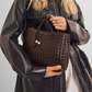 Nova Hand Woven Top Handle Bag