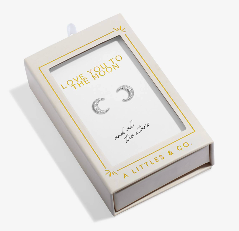 Love You to the Moon Earrings