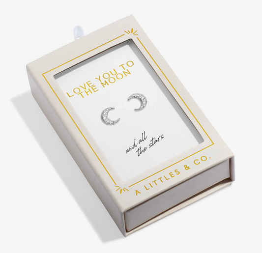 Love You to the Moon Earrings