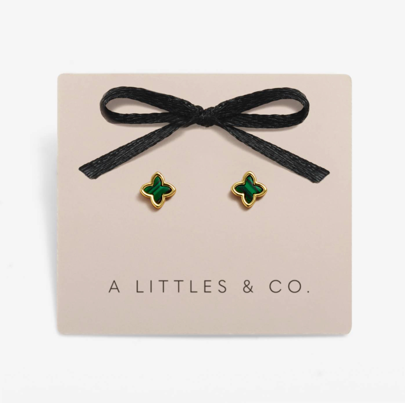 Green Clover Earrings