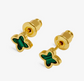 Green Clover Earrings