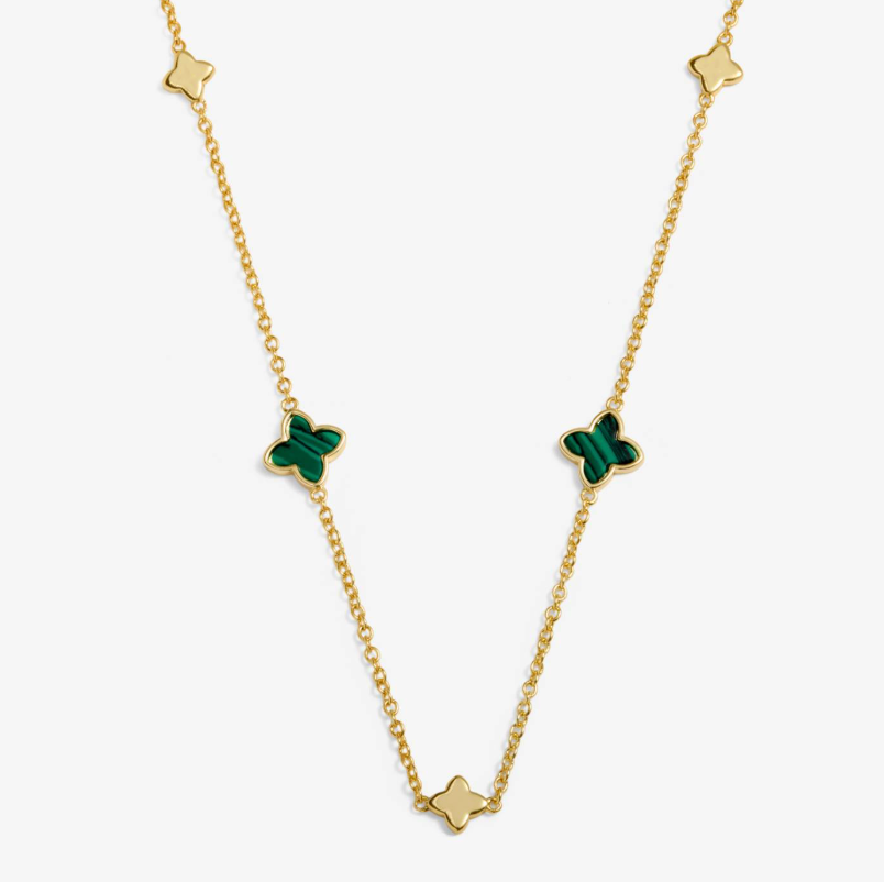 Green Clover Necklace