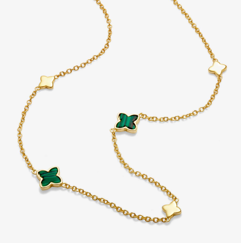 Green Clover Necklace