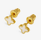 Mother of Pearl Clover Earrings