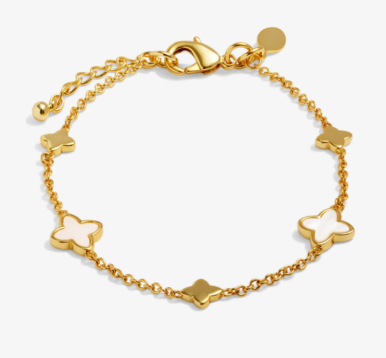 Mother of Pearl Clover Bracelet