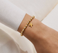Words To Treasure 'Dream Big' Bracelet In Silver and Gold-Tone Plating