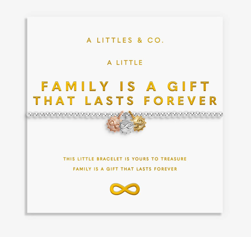 Family Is a Gift That Lasts Forever Charm
