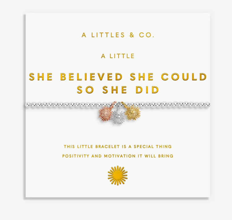 She Believed She Could So She Did Charm