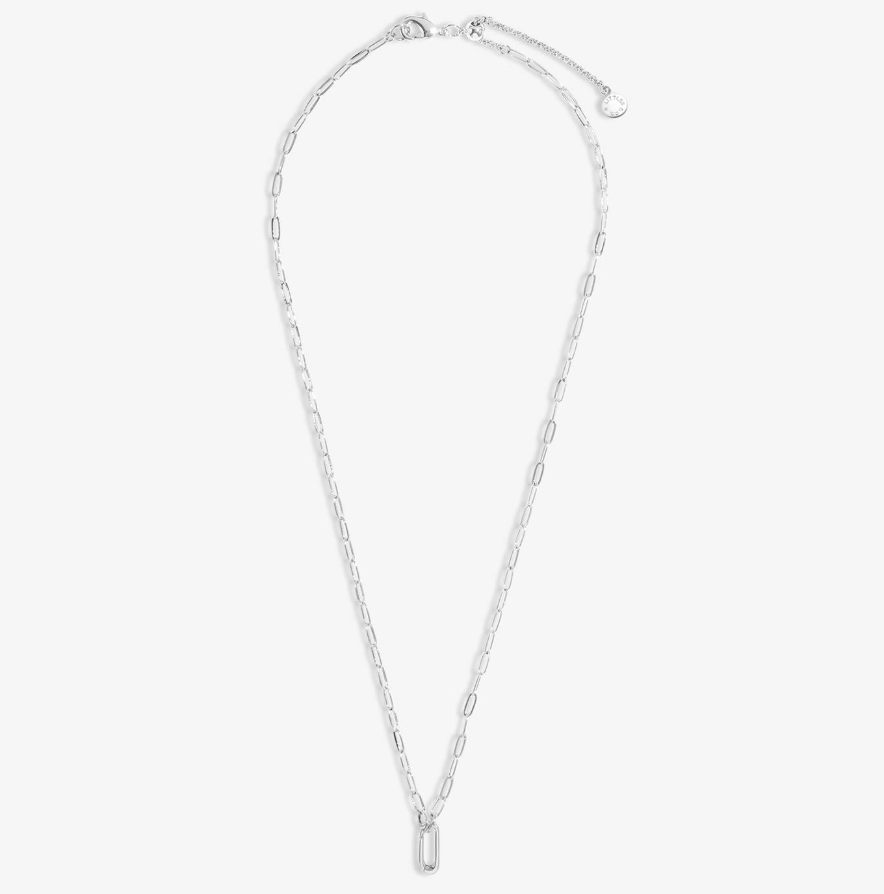 Paperclip Chain Charm Necklace