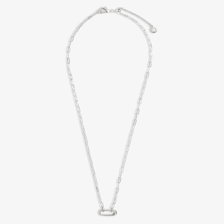 Paperclip Chain Charm Necklace