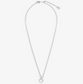 Rolo Chain Charm necklace silver