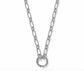 Isadora Dot Link Open Charm Ring Necklace