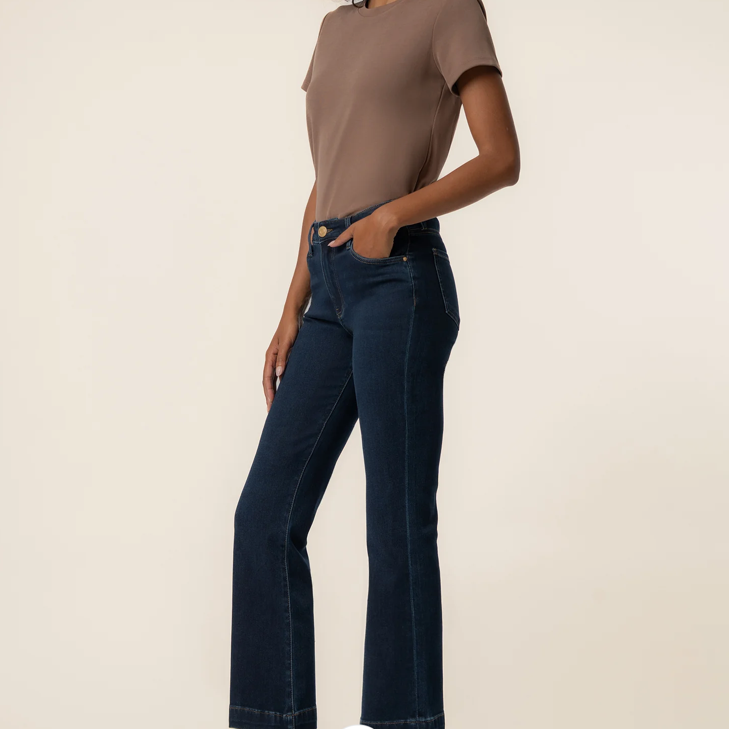 Kelsey High Rise Kick Flare