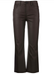 KUT from the Kloth Kelsey High Rise Ankle Flare Jeans - Chocolate coated