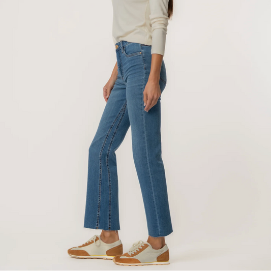Kut from the Kloth Kelsey High Rise Fab Ab Ankle Flare Jean