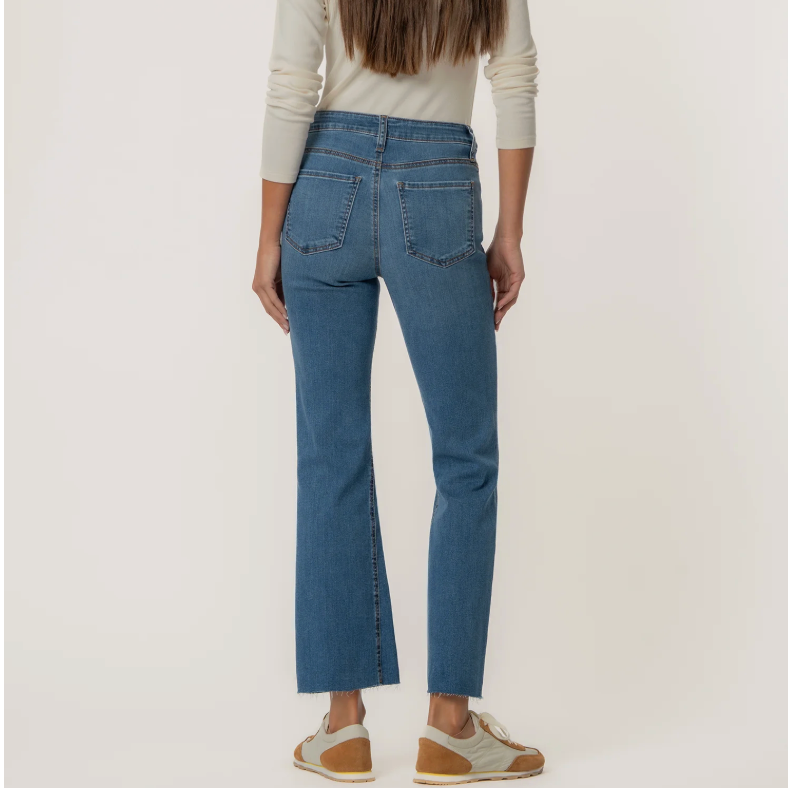 Kut from the Kloth Kelsey High Rise Fab Ab Ankle Flare Jean
