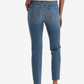 Kut from the Kloth Reese High Rise Fab Ab Ankle Straight Jean with Raw Hem