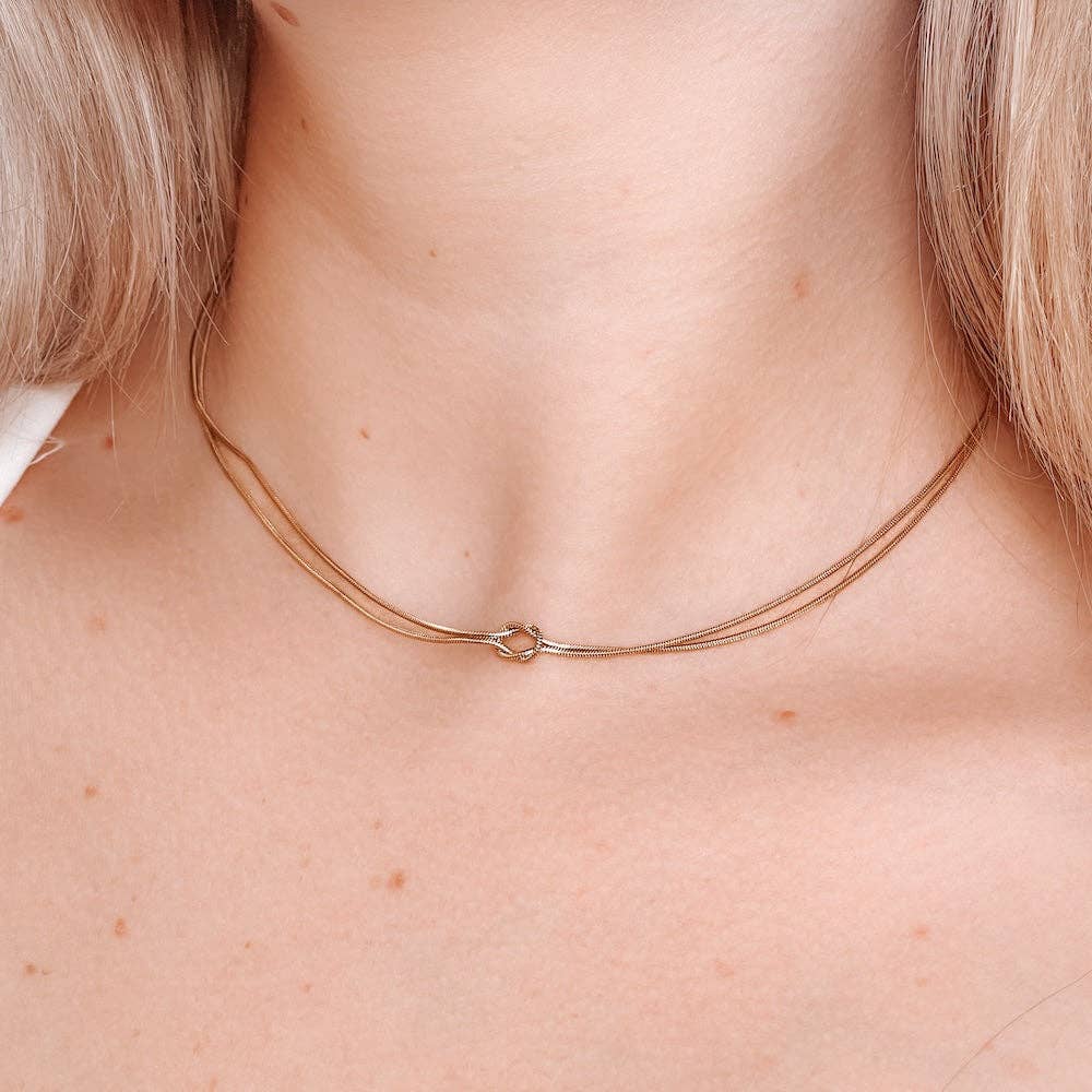 Tie The Knot Necklace - Waterproof