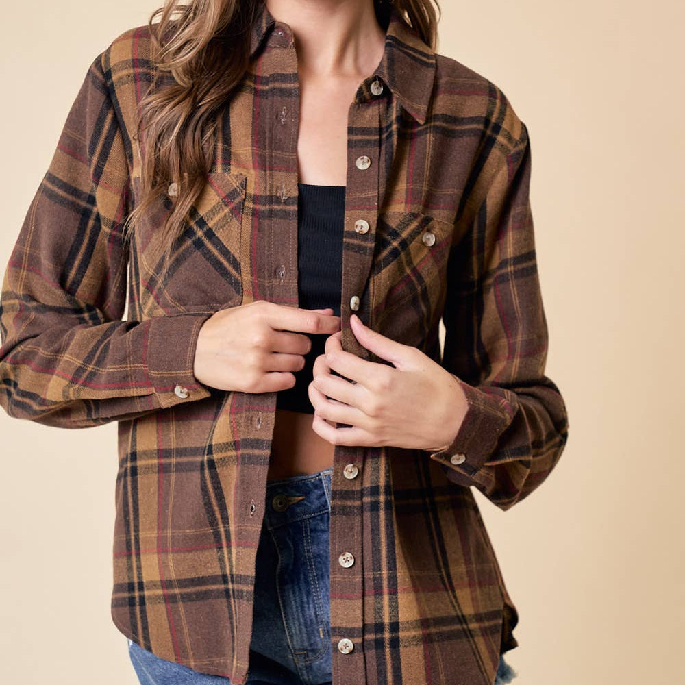 Plaid Button Down Shirt