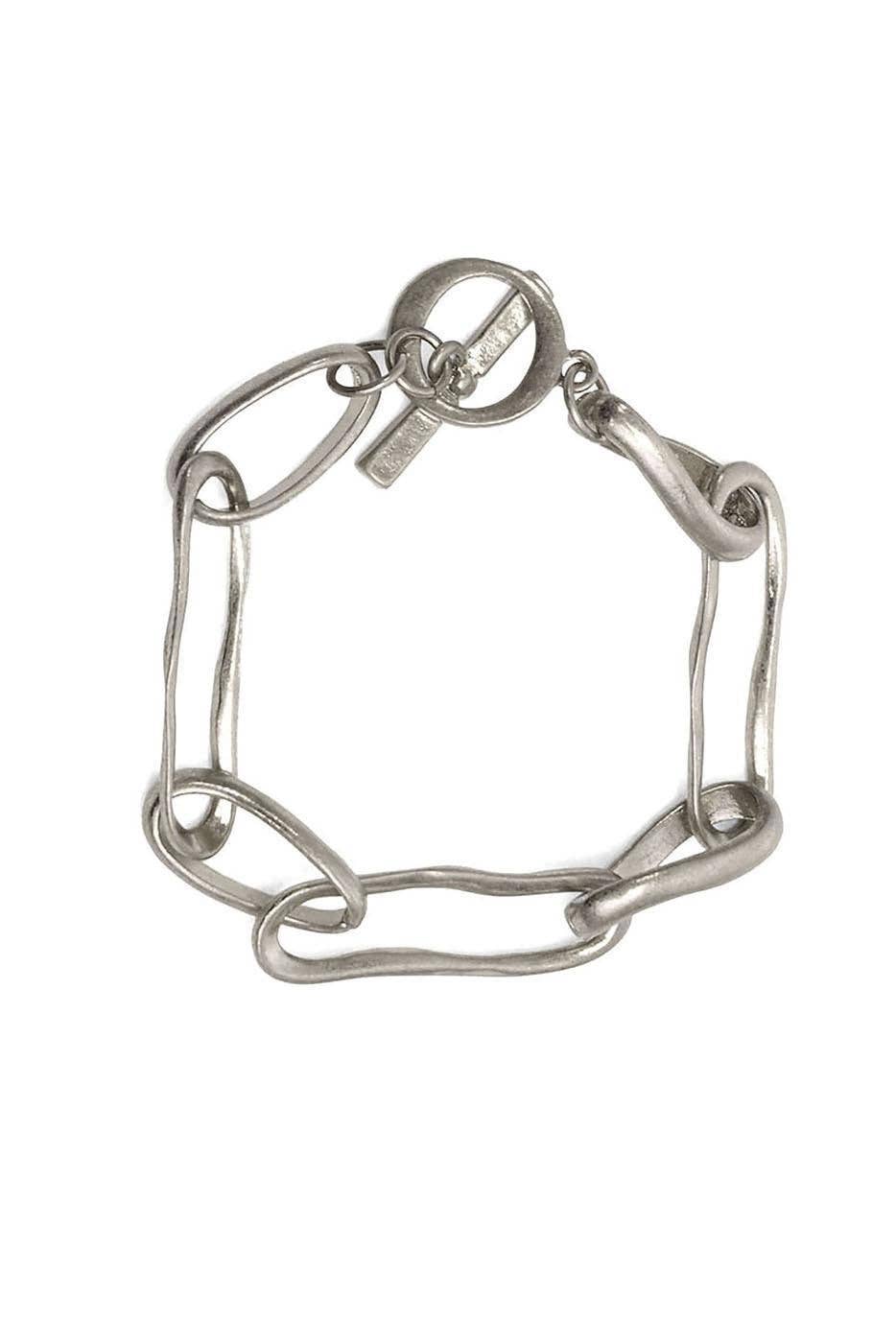 Hammered Link Bracelet