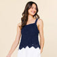 Sleeveless Diamond Crochet Top