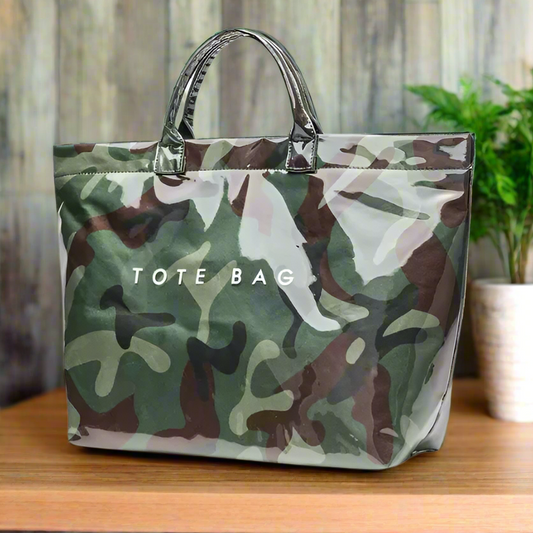 Camo Print TOTE BAG