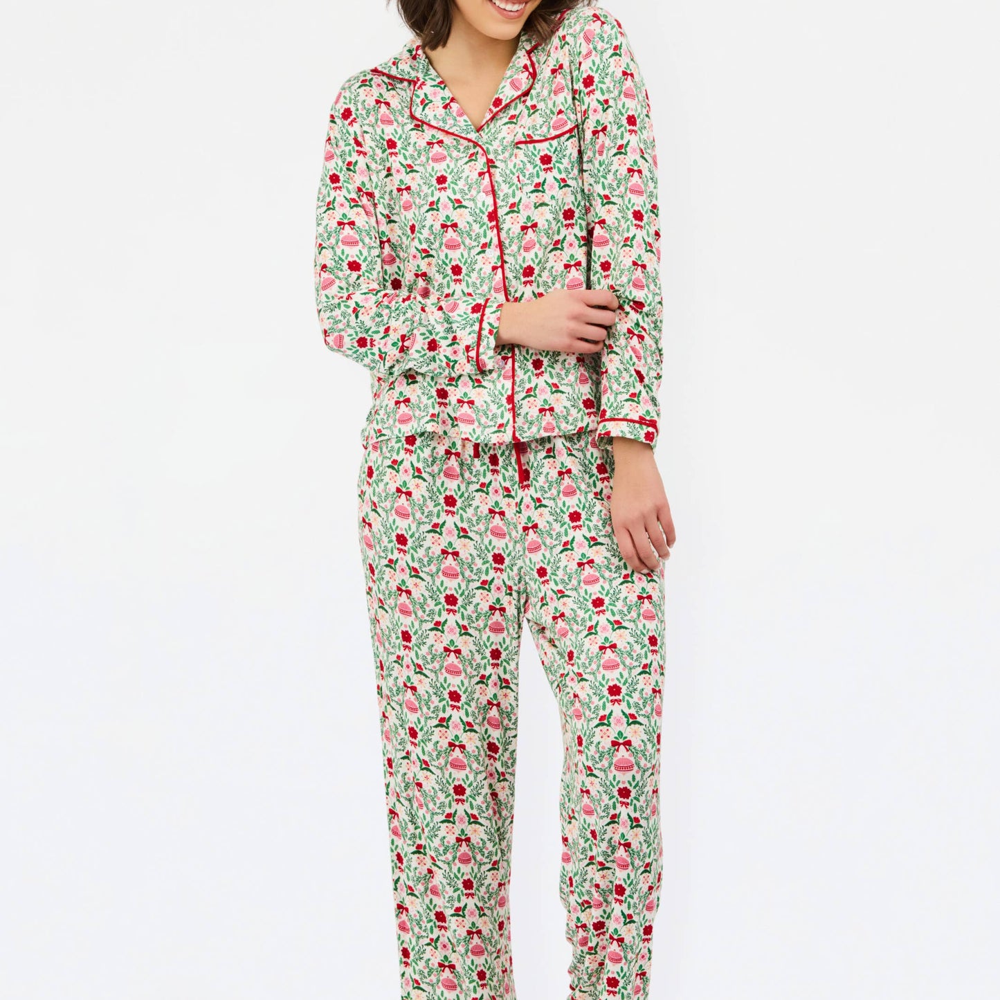 Women's Charlotte Pants Set | Trimmed with Joy