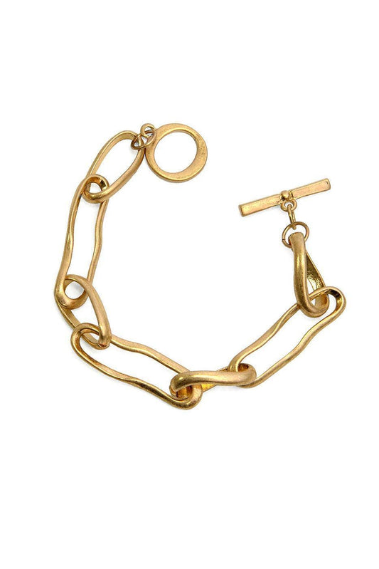 Hammered Link Bracelet