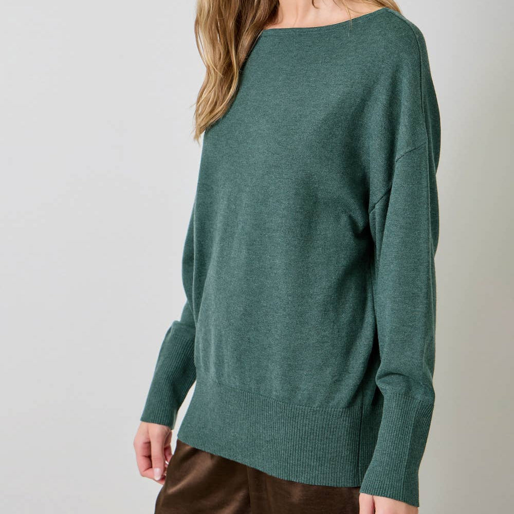 Off Shoulder Sweater Top