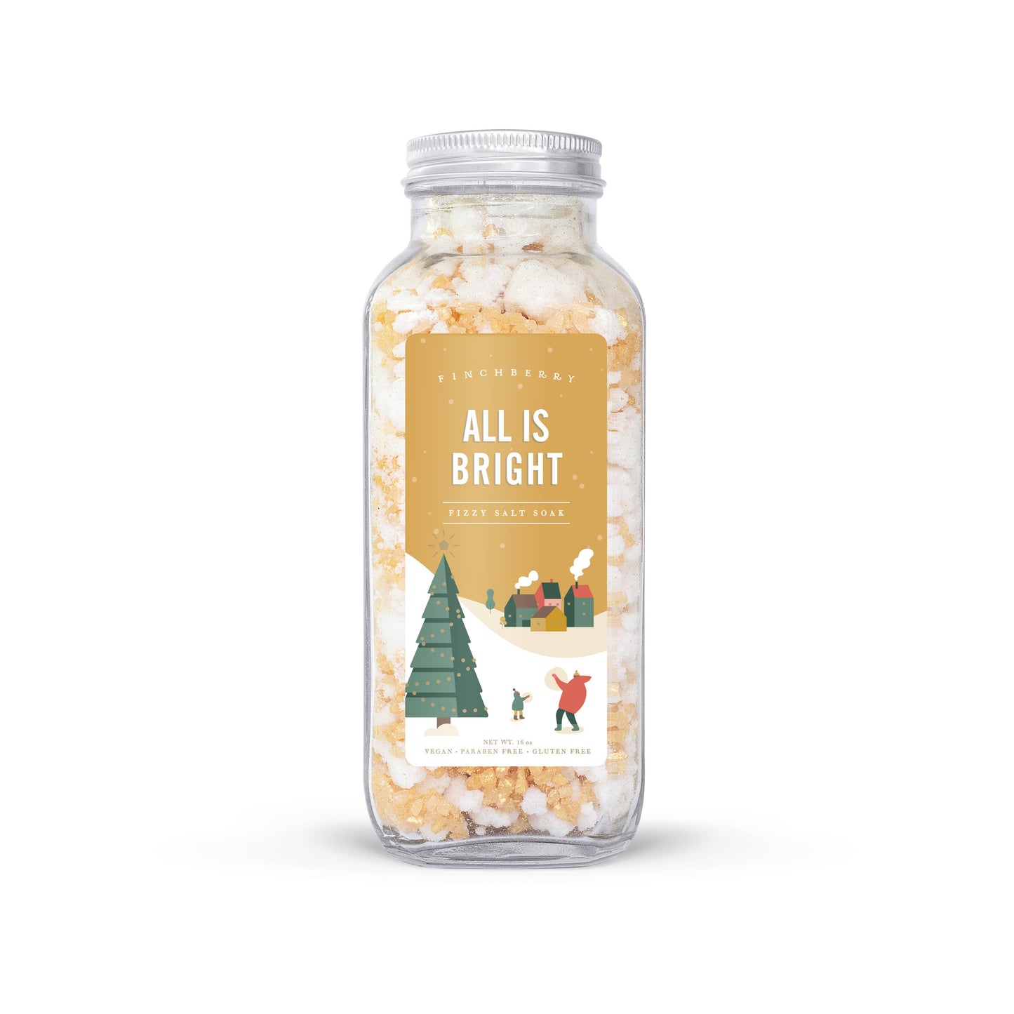 All is Bright Relaxing Holiday Fizzy Salt Soak