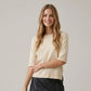Short Sleeve Side Notch Top