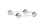 12mm Mauve Swarovski Pearl Blessing Bracelet