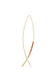 Coral Threader w/ Bead Earrings
