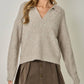 Diamond Textured Mohair Pullover