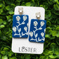 Rose Garden Floral Acrylic Earrings