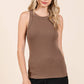 Rib Knit Round Neck Tank