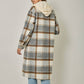 Twofer Hoodie Plaid Jacket