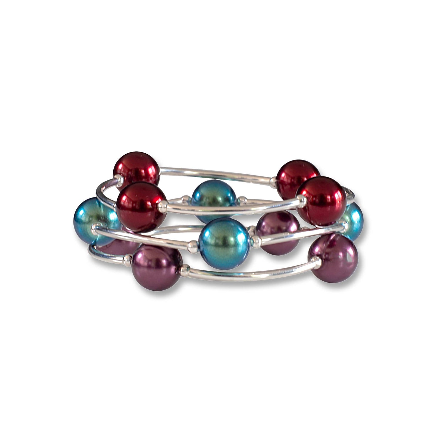 12mm Peacock Pearl Blessing Bracelet