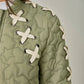 Lace Up Star Bomber Jacket