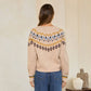 Fair Isle Long Sleeve Crewneck Sweater