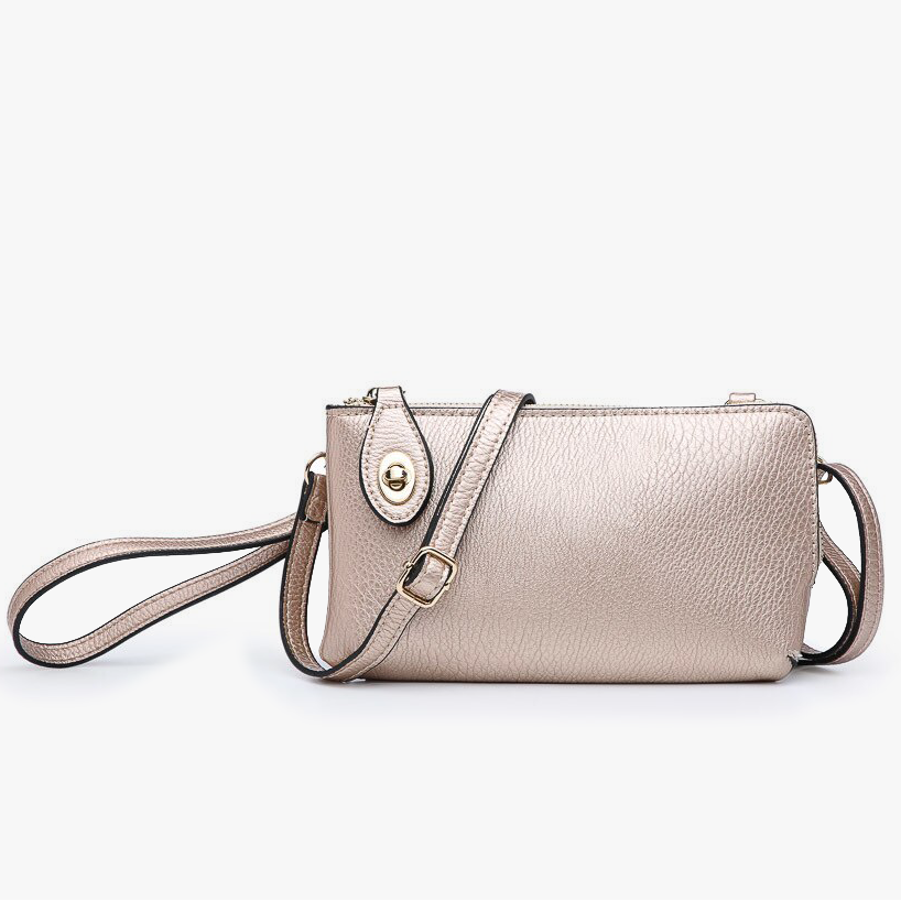 Kendall Twist Lock Crossbody/Wristlet Bag