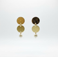 Brass + Pearl Lightweight Unique Earrings