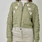 Lace Up Star Bomber Jacket