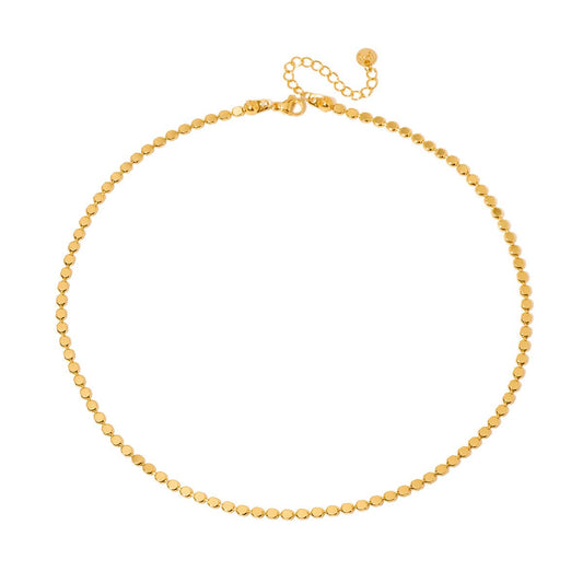 Dakota Disc Chain Necklace - WATERPROOF