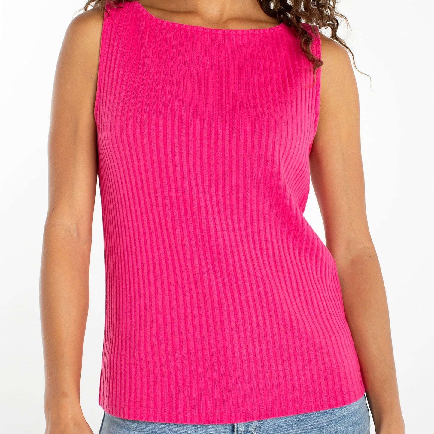 Liverpool Sleeveless Boat Neck Top